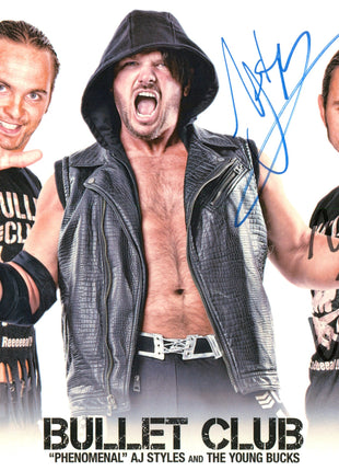 AJ Styles, Nick Jackson & Matt Jackson triple signed 8x10 Photo