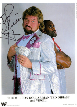 Ted DiBiase signed 8x10 Photo