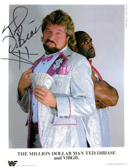 Ted DiBiase signed 8x10 Photo