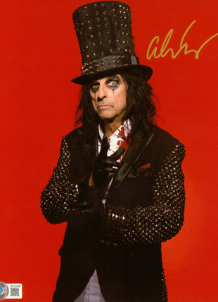 Alice Cooper signed 8x10 Photo (w/ Beckett)