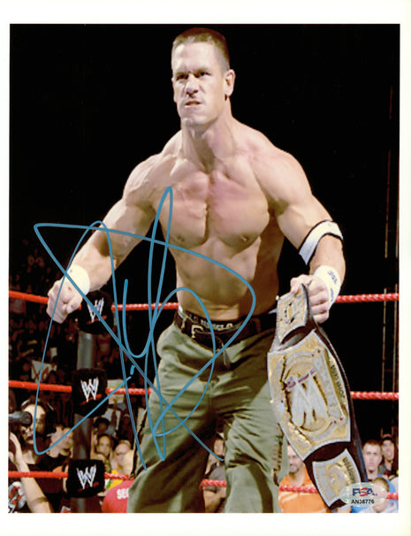 John Cena signed 8x10 Photo (w/ PSA)