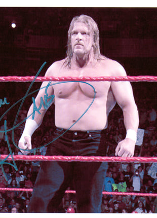 Triple H signed 8x10 Photo (w/ PSA)