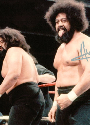 Wild Samoans - Afa & Sika dual signed 8x10 Photo