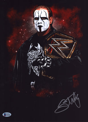 Sting signed 11x14 Photo (w/ Beckett)