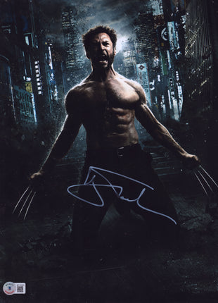 Hugh Jackman (Wolverine) signed 11x14 Photo (w/ Beckett)