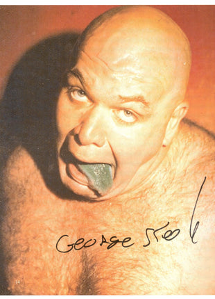 George Steele firmó una foto de 8x10