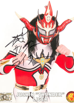 Jushin Liger signed 8x10 Photo