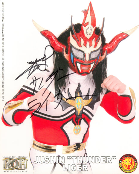 Jushin Liger signed 8x10 Photo