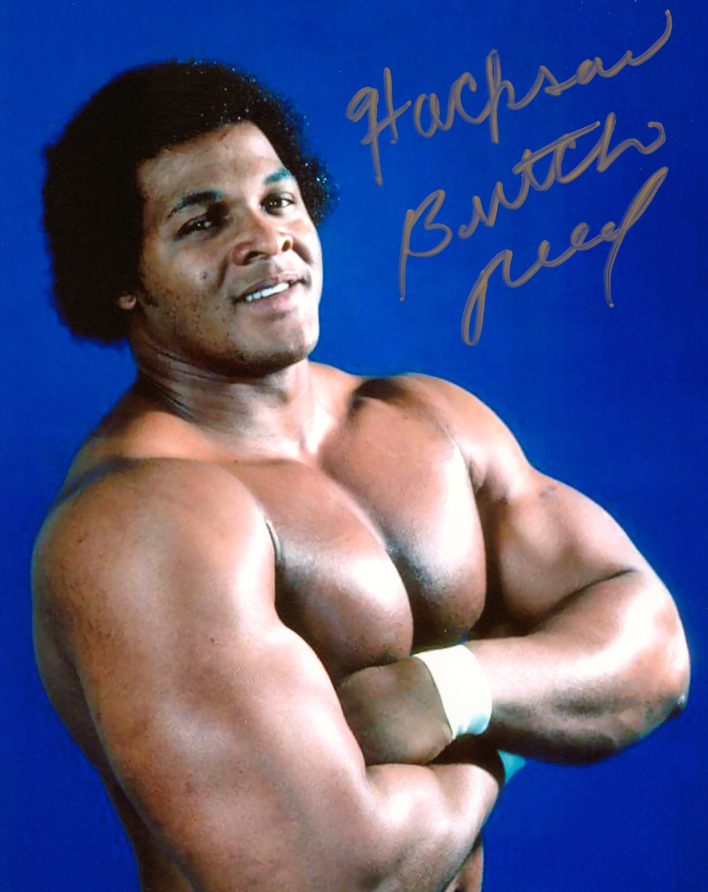 Butch Reed signed 8x10 Photo – Signed By Superstars