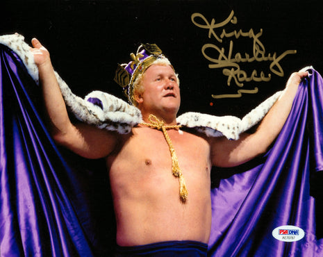 Harley Race Signed 8x10 Photo (w/ PSA)