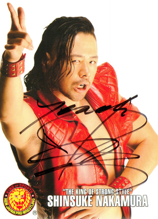 Shinsuke Nakamura signed 8x10 Photo