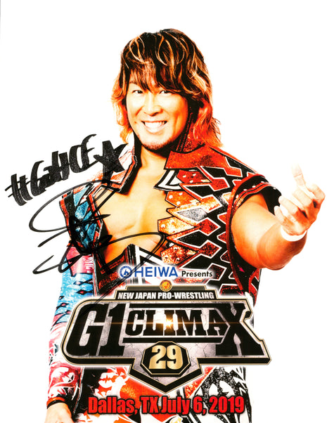 Hiroshi Tanahashi signed 8x10 Photo