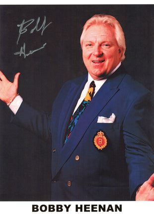 Photo 8x10 signée par Bobby Heenan