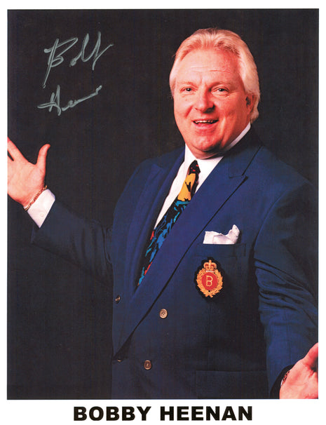 Bobby Heenan firmó una foto de 8x10