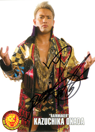 Kazuchika Okada signed 8x10 Photo