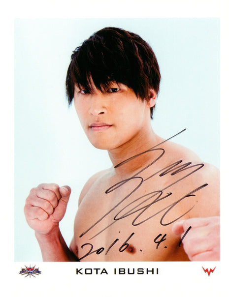 Kota Ibushi signed 8x10 Photo