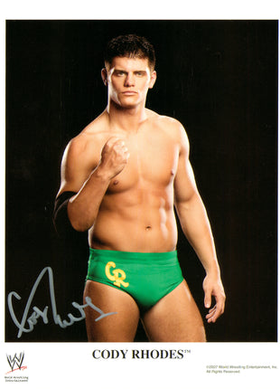 Cody Rhodes signed 8x10 Photo