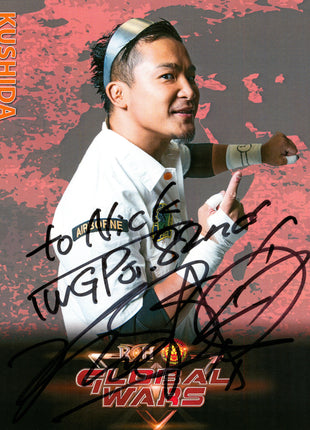 Kushida signed 8x10 Photo