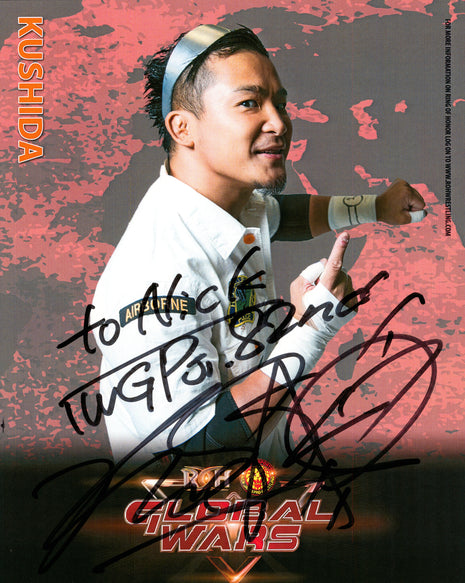 Kushida signed 8x10 Photo