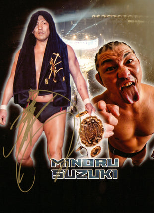 Minoru Suzuki signed 8x10 Photo