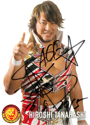 Hiroshi Tanahashi signed 8x10 Photo