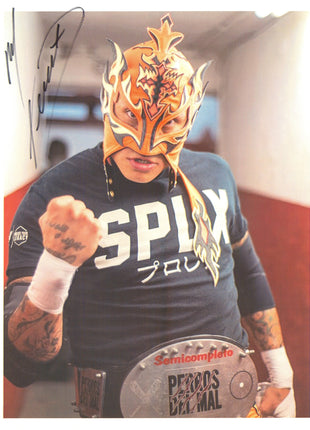 Rey Fenix signed 8x10 Photo