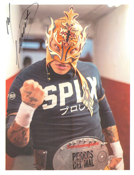 Rey Fenix signed 8x10 Photo