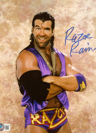 Razor Ramon signed 8x10 Photo (w/ Beckett)