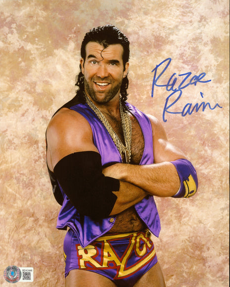 Razor Ramon signed 8x10 Photo (w/ Beckett)