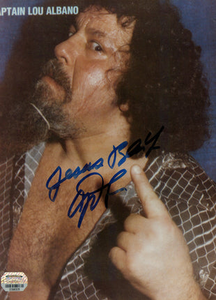 Lou Albano signed 8x10 Photo