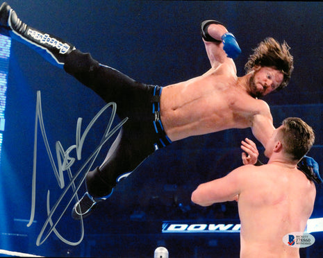 AJ Styles signed 8x10 Photo (w/ Beckett)