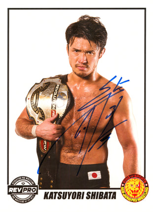 Katsuyori Shibata signed 8x10 Photo