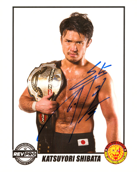 Katsuyori Shibata signed 8x10 Photo