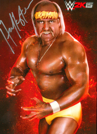 Hulk Hogan signed 5x7 Card