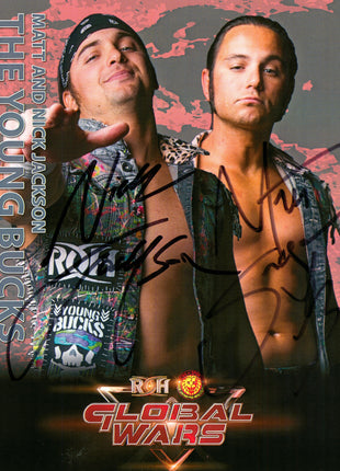 Young Bucks - Nick Jackson & Matt Jackson dual signed 8x10 Photo