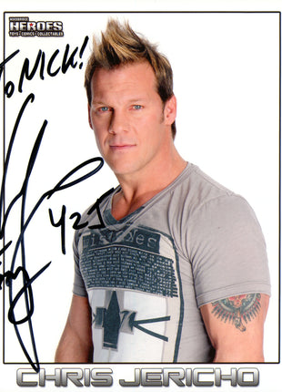 Chris Jericho signed 8x10 Photo