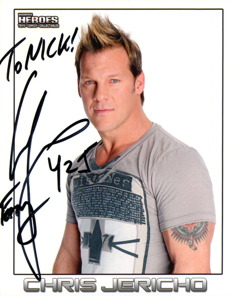 Chris Jericho signed 8x10 Photo