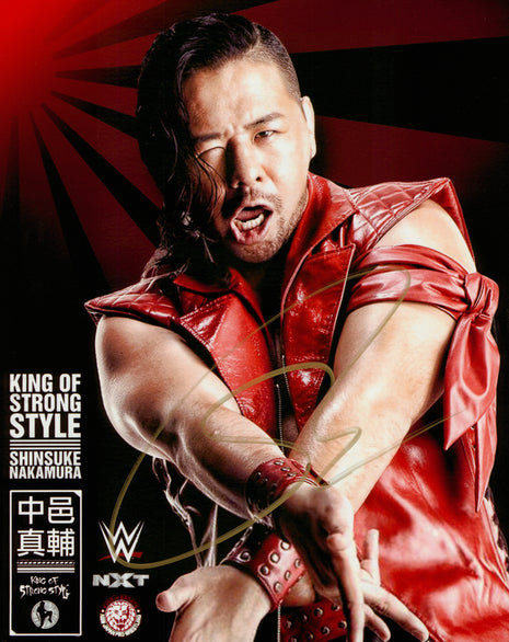 Shinsuke Nakamura signed 8x10 Photo