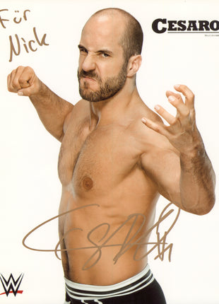 Cesaro signed 8x10 Photo