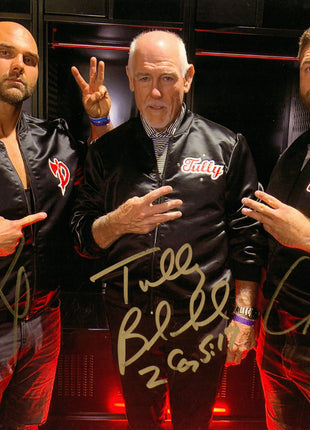 Tully Blanchard, Cash Wheeler & Dax Harwood triple signed 8x10 Photo