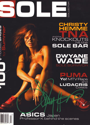 Christy Hemme signed SOLE Collector Magazine