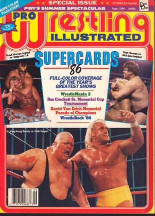 Magnum TA signed PWI Magazine September 1986
