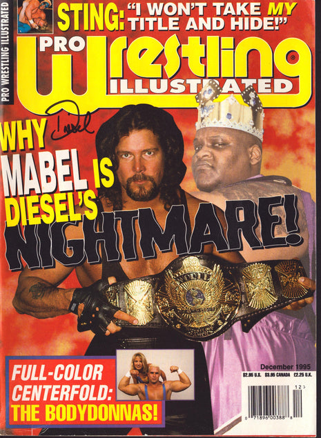 Diesel signed PWI Magazine December 1995