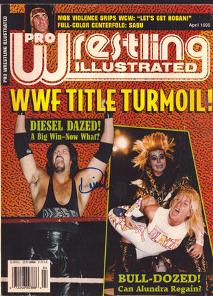 Diesel signed PWI Magazine April 1995