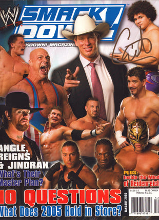 Carlito signed WWE Smackdown Magazine January 2005