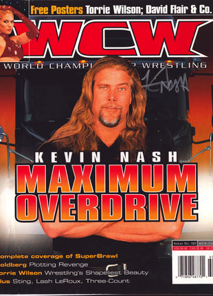 Kevin Nash signed WCW Magazine #60