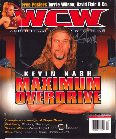 Kevin Nash signed WCW Magazine #60