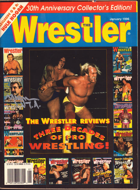 Magnum TA signed The Wrestler Magazine January 1996