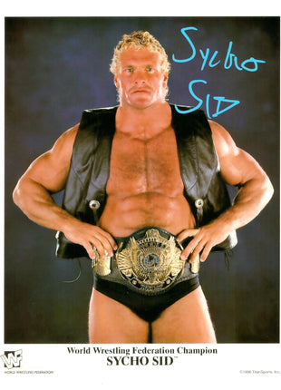 Sycho Sid signed 8x10 Photo