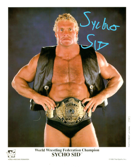 Sycho Sid signed 8x10 Photo